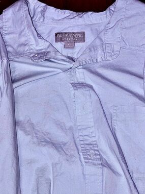 Falls Creek Button Down Shirt in Purple Size XL